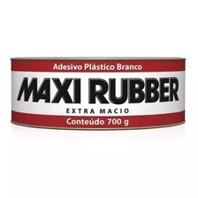 Kit Com 18 Massa Adesiva Plástica Branca 700g - Maxi Rubber
