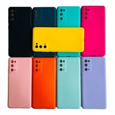 Carcasa Funda Para Samsung S20 Fe Silicona Color 