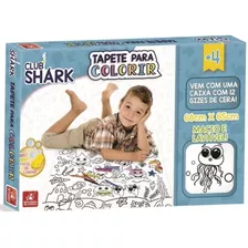 Tapete Para Colorir Club Shark - Brincadeira De Criança