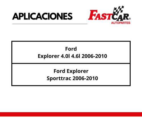2 Amortiguadores Traseros Ford Explorer Sporttrac 2006- 2010 Foto 4