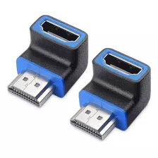 Paquete De 2 Adaptadores Hdmi De Angulo Recto De 8 K A 60hz