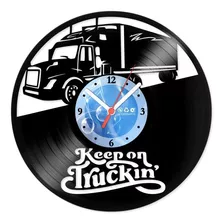 Relógio Disco De Vinil Diversos Keep On Truckin - Vdi-100