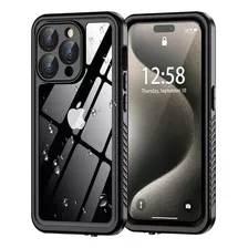 Funda iPhone 15 Pro Max Ip68 Bajo El Agua Prueba De Caídas