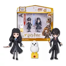 Mini Bonecos Harry Potter - Cho Chang - Coruja Edwiges Sunny