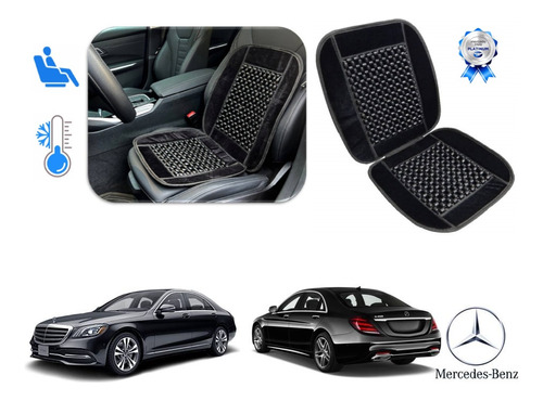 Respaldo + Cubre Volante Pel Mercedes Benz S600 2014 A 2020 Foto 3