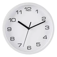 Reloj Pared Básico 20 Cm Blanco