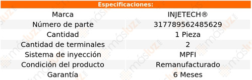 1- Inyector Combustible F-350 8 Cil 7.5l 1987/1989 Injetech Foto 4