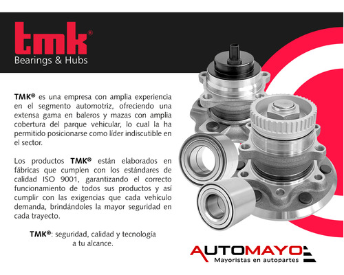 1 - Maza Del O Tras Izq/der Tmk Rs7 V8 4.0l 14-18 Foto 3