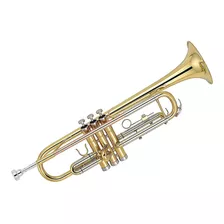 Trompeta Dorada B Flat Bb 3000 C Funda Y Accesorios Kaizer M