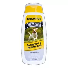 Shampoo Matacura Sarnicida E Antipulgas 1 Un 200 Ml Fragrância Não Especificado Tom De Pelagem Recomendado