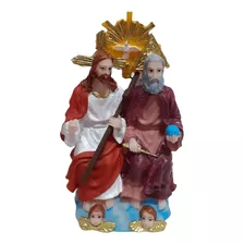 Imagem Da Santíssima Trindade 8cm Resina 