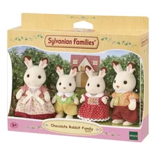 Familia Conejos Chocolate New Sylvanian Families