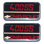 2 Emblemas Letras Chevrolet Camaro Negro 2015 2013 2011 2010