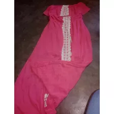 Vestido Maxi Para Mujer Americano Color Rosa Talla 7-9