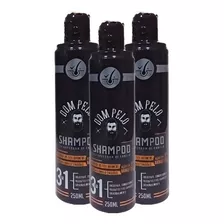 3 Shampoo Grisalho Cabelo Branco Escurecedor Hidrata Nutri