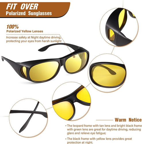 Gafas De Sol Envolventes Con Pinzas Para Proteccin Uv Foto 4