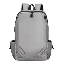 Mochila Escolar Oficina Laptop Impermeable Usb Backpack Gran