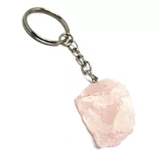 Llavero Piedra Cuarzo Rosa Amor Incondicional