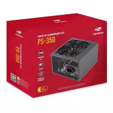 Fonte De Alimentação C3tech 350wts Ps-350bk Preto Cor Preta 110v/220v