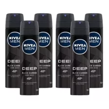 Pack X 6 Desodorante Nivea Deep Dark Wood