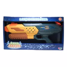 Lançador De Água - Water Gun - Aqua Ataque - Bbr Toys