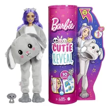 Boneca Barbie Cutie Reveal Serie Inverno De Pelúcia Cachorro