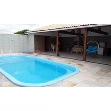 Casa De Praia Mobiliada Com Piscina, 2 Quartos, 3 Banheiros