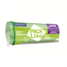 Saco Para Lixo Grande 200 Litros Biodegradável 15 Unidades 