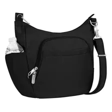 Travelon Bolso Bandolera Antirrobo Porta-tablet Negro