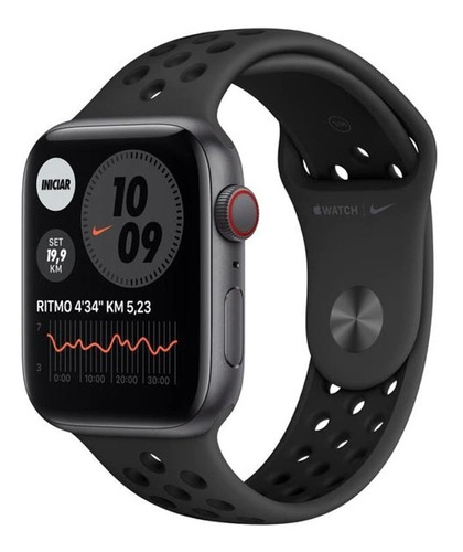 Apple Watch Se Nike+ Gps + Cellular 44mm Caixa De Alumínio