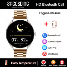 Reloj Inteligente Hombre Y Mujer Glucemia Salud Smartwatch