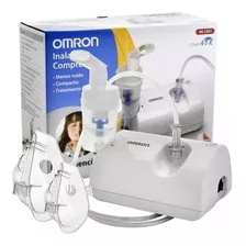 Nebulizador Omron Ne-c801 Silencioso Niños Y Adultos Gtia 3 Años 2 Mascaras 1 Boquilla