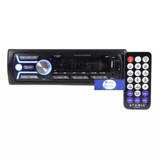 Autoestereo Bluetooth Atomic Mercury200 Usb Sd Fm App 180w