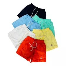 Kit 6 Bermudas Tactel Short Infantil Leve Praia Verão Menino