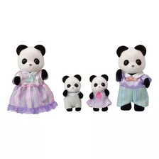 Calico Critters Pookie Panda Family, Muñecas, Figuras De Cas