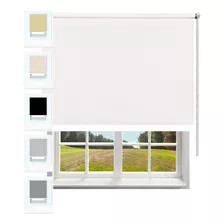 Cortina Roller Blackout 130x220 Decor City Envío Gratis