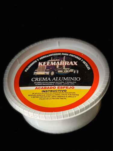 Crema Para Pulir Aluminio Efecto Espejo Color Verde O Blanca Foto 4