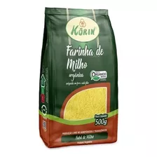 Kit 6x: Farinha De Milho (fubá) Orgânica Korin 500g