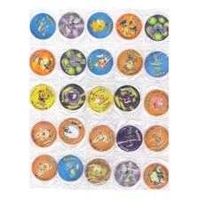 50 Tazos Pokemon Surtidos Con Bolsita Celofan Sellada