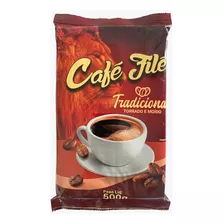 Café Filé Tradicional Torrado E Moído - Fab Em Rondônia 500g