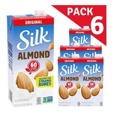 Leche De Almendras Silk Almond Pack X6 
