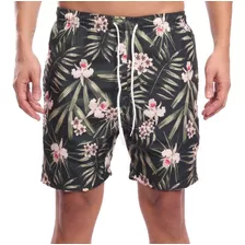 Shorts Estampado Ox Silver Verão Praia Piscina Academia 