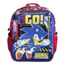 Mochila Sonic Rojo 7860 Mundo Kanata 