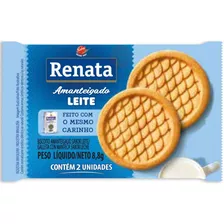 Biscoito Em Sachê Amanteigado Leite Renata Bolacha 9g