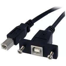 Panel Mount Usb Cable Para Startech.com Negro