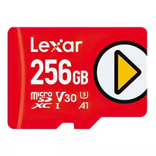 Cartao De Memoria Lexar Play, 256gb, Microsdxc Uhs-i