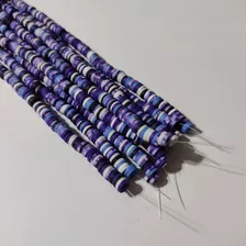 1 Tira De Fimo Violeta (8) - Armado Artesanias Bijouteria