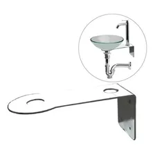 Soporte En Acero Para Lavamanos, Alta Resistencia 38 Cm