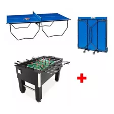 Alquiler Mesa Ping Pong Pro. + Futbolito Pro. G P