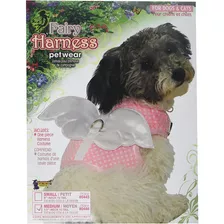 Ala De Hadas Mascota Arns/disfraz, Color Blanco, M, Multicol